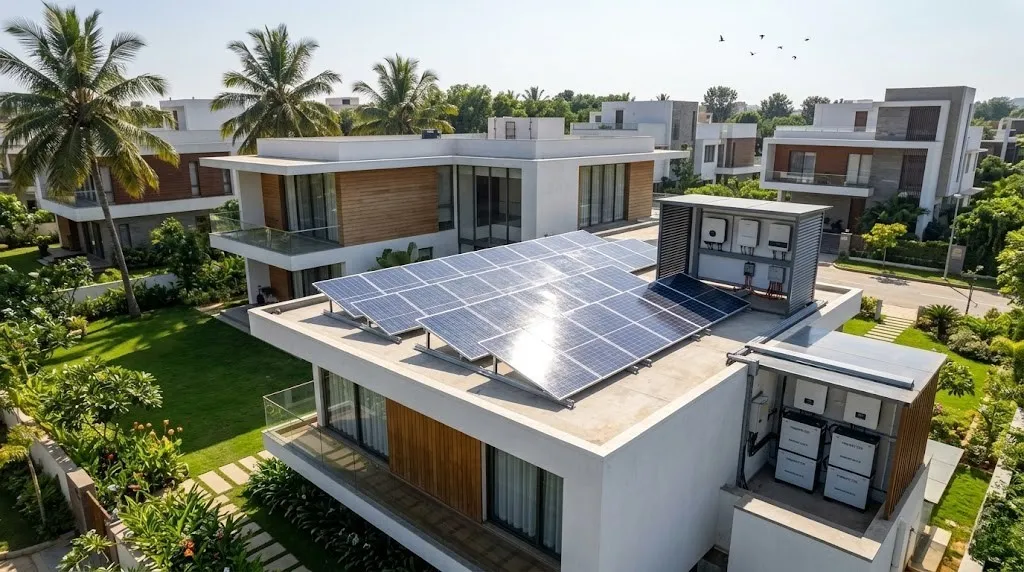 Villa Solar Install, Indore